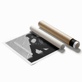 Striped Thoughts – Modern Silhouette Emotive Photography Print