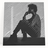 Striped Thoughts – Modern Silhouette Emotive Photography Print
