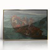 Romanticism Art: "Christ Asleep During the Tempest" by Delacroix