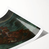 Romanticism Art: "Christ Asleep During the Tempest" by Delacroix