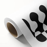 Modern Black & White Abstract Bedroom Wall Art - Canvas & Acrylic