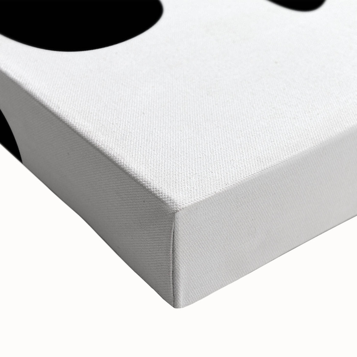 Modern Black & White Abstract Bedroom Wall Art - Canvas & Acrylic