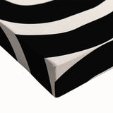 Modern Dining Room Art – Black & White Abstract Canvas Print