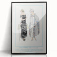 Parisian Art Deco Wall Art – 1923 Fashion Style Print for Elegance