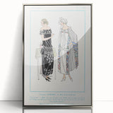 Parisian Art Deco Wall Art – 1923 Fashion Style Print for Elegance