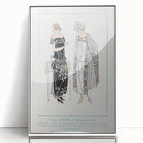 Parisian Art Deco Wall Art – 1923 Fashion Style Print for Elegance