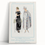 Parisian Art Deco Wall Art – 1923 Fashion Style Print for Elegance