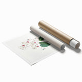 Neoclassical Art Print: Cyclamen by Redouté - Greco-Roman Style Wall Art