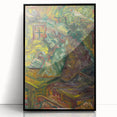 Expressionist Dining Scene – Vibrant Abstract Canvas Wall Art