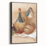 Black and white vintage poster art of a landscape on framed canvas, ideal for bedroom wall decor.