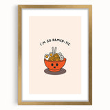 Extra large abstract art print with textured strokes in gold and white, framed, ideal for living room decor.