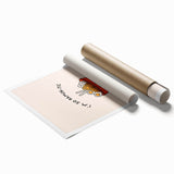 Extra large rolled print featuring a vibrant floral design, ideal for classy bathroom wall art or large living room decor.