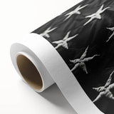 Black & White American Flag - Modern Monochrome Wall Art