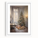 Elegant Christmas Tree – Festive Christmas Canvas Art