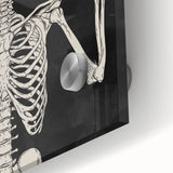 Skeleton Gesture Halloween Wall Art - Spooky Gothic Decor