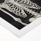 Skeleton Gesture Halloween Wall Art - Spooky Gothic Decor
