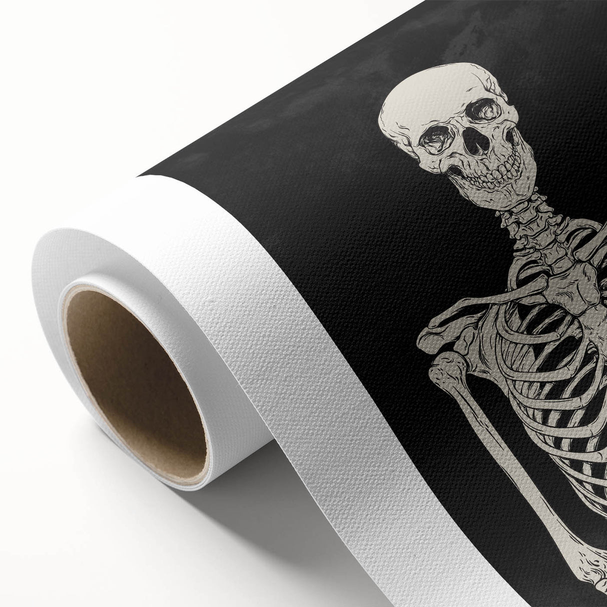 Skeleton Gesture Halloween Wall Art - Spooky Gothic Decor