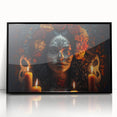 Candlelit Catrina Portrait – Día de los Muertos Wall Art