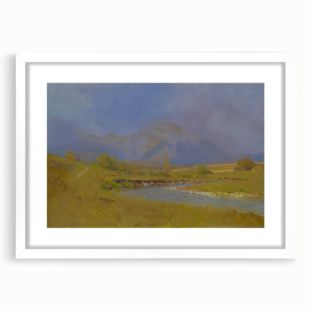 After Spring Rain Under the Tatras - Peaceful Landscape by László Mednyánszky