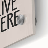 Cool Kids Live Here - Boys Bedroom Art Kids Wall Decor