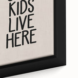 Cool Kids Live Here - Boys Bedroom Art Kids Wall Decor