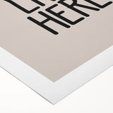 Cool Kids Live Here - Boys Bedroom Art Kids Wall Decor