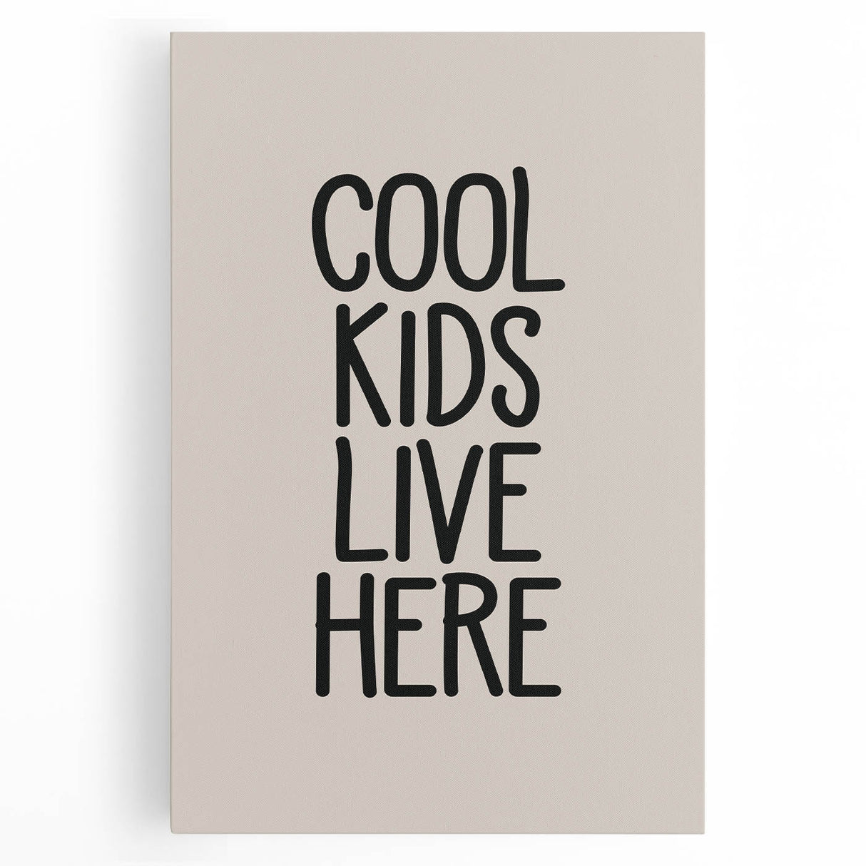 Cool Kids Live Here - Boys Bedroom Art Kids Wall Decor