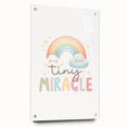 Tiny Miracle Rainbow Girls Room Wall Art – Nursery Print