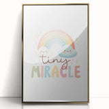 Tiny Miracle Rainbow Girls Room Wall Art – Nursery Print