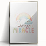 Tiny Miracle Rainbow Girls Room Wall Art – Nursery Print