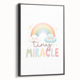 Tiny Miracle Rainbow Girls Room Wall Art – Nursery Print