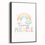 Tiny Miracle Rainbow Girls Room Wall Art – Nursery Print