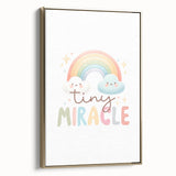 Tiny Miracle Rainbow Girls Room Wall Art – Nursery Print