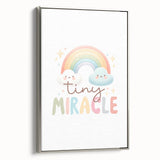Tiny Miracle Rainbow Girls Room Wall Art – Nursery Print