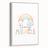 Tiny Miracle Rainbow Girls Room Wall Art – Nursery Print