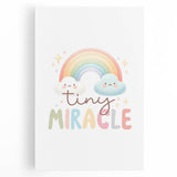 Tiny Miracle Rainbow Girls Room Wall Art – Nursery Print
