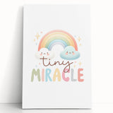 Tiny Miracle Rainbow Girls Room Wall Art – Nursery Print
