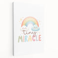 Tiny Miracle Rainbow Girls Room Wall Art – Nursery Print