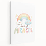 Tiny Miracle Rainbow Girls Room Wall Art – Nursery Print