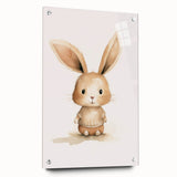 Cute Bunny in Sweater Nursery Wall Art - Baby Room Decor