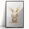 Cute Bunny in Sweater Nursery Wall Art - Baby Room Decor