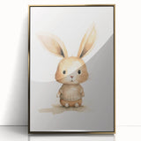 Cute Bunny in Sweater Nursery Wall Art - Baby Room Decor