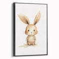 Cute Bunny in Sweater Nursery Wall Art - Baby Room Decor