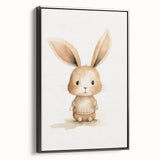 Cute Bunny in Sweater Nursery Wall Art - Baby Room Decor