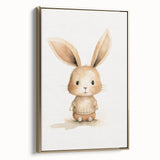 Cute Bunny in Sweater Nursery Wall Art - Baby Room Decor