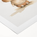 Cute Bunny in Sweater Nursery Wall Art - Baby Room Decor