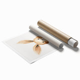 Cute Bunny in Sweater Nursery Wall Art - Baby Room Decor