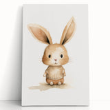 Cute Bunny in Sweater Nursery Wall Art - Baby Room Decor