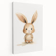 Cute Bunny in Sweater Nursery Wall Art - Baby Room Decor