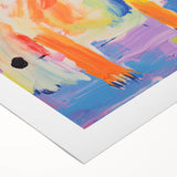 Colorful Kids Room Wall Art – Playful Pug Nursery Wall Art Print